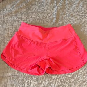 lululemon athletica speed up shorts - 4 inch inseam